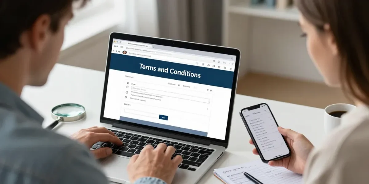 comment trouver les conditions générales d'un site